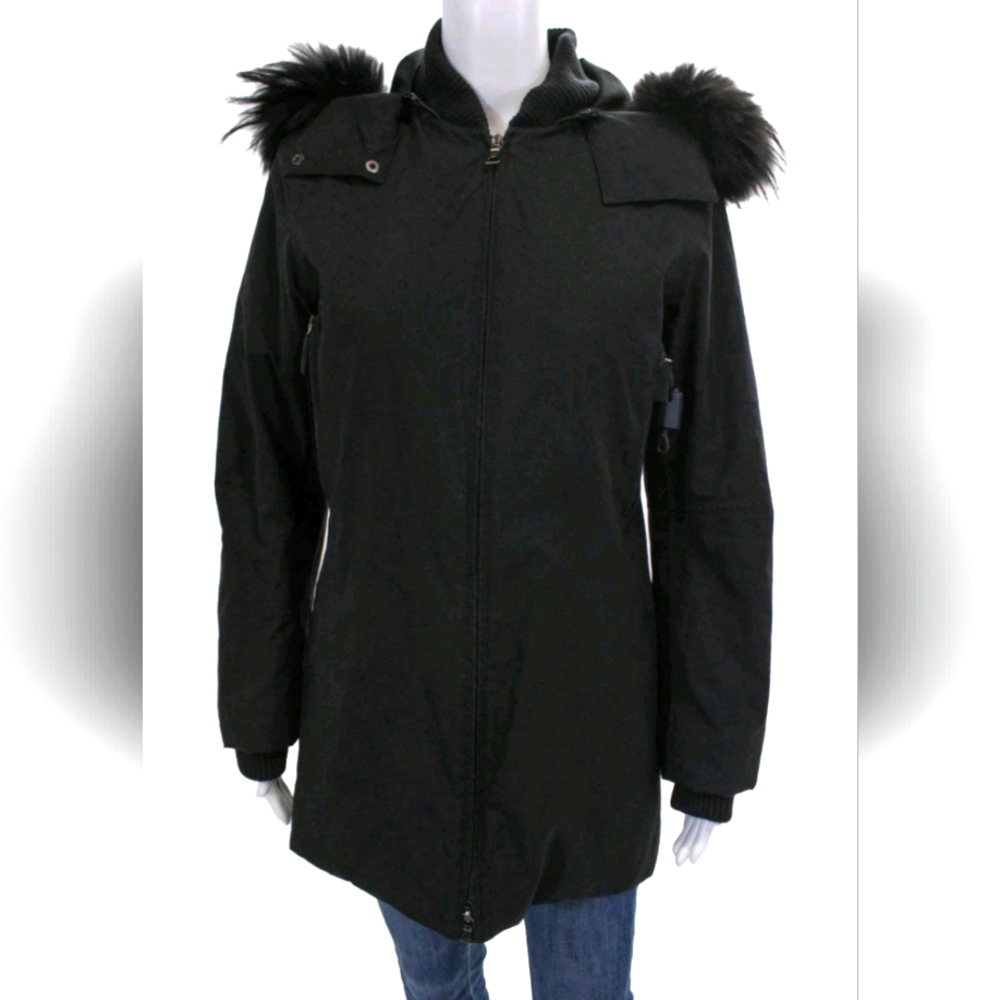 Prada Women's Black Hooded Jacket